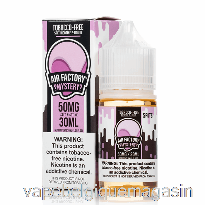 Sels Mystères Vape Jetables - Air Factory Synthétique - 30ml 36mg